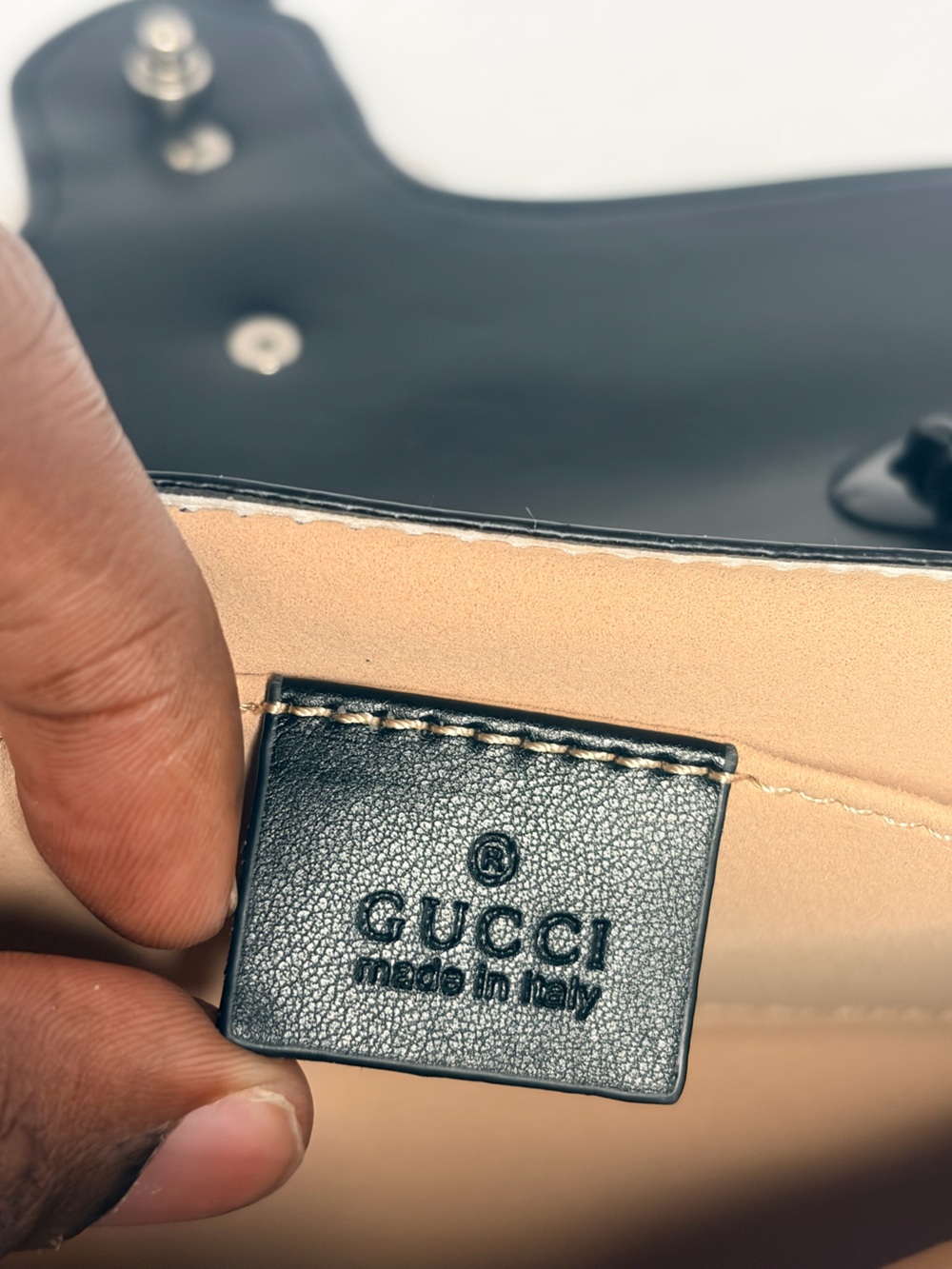 Gucci Black Matelassé GG Small Shoulder Bag - Picture 9 of 11